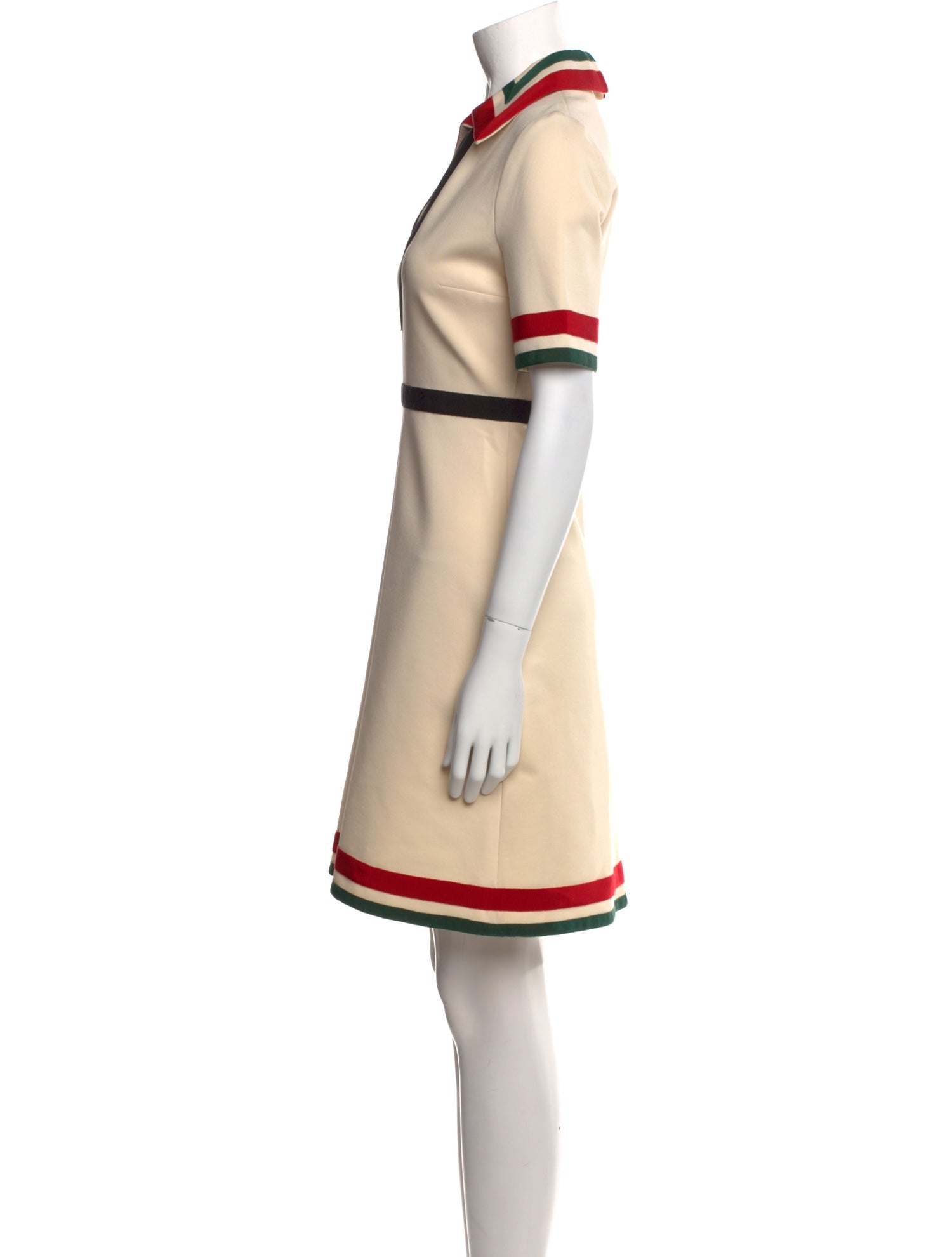 Gucci Colorblock Pattern Mini Dress