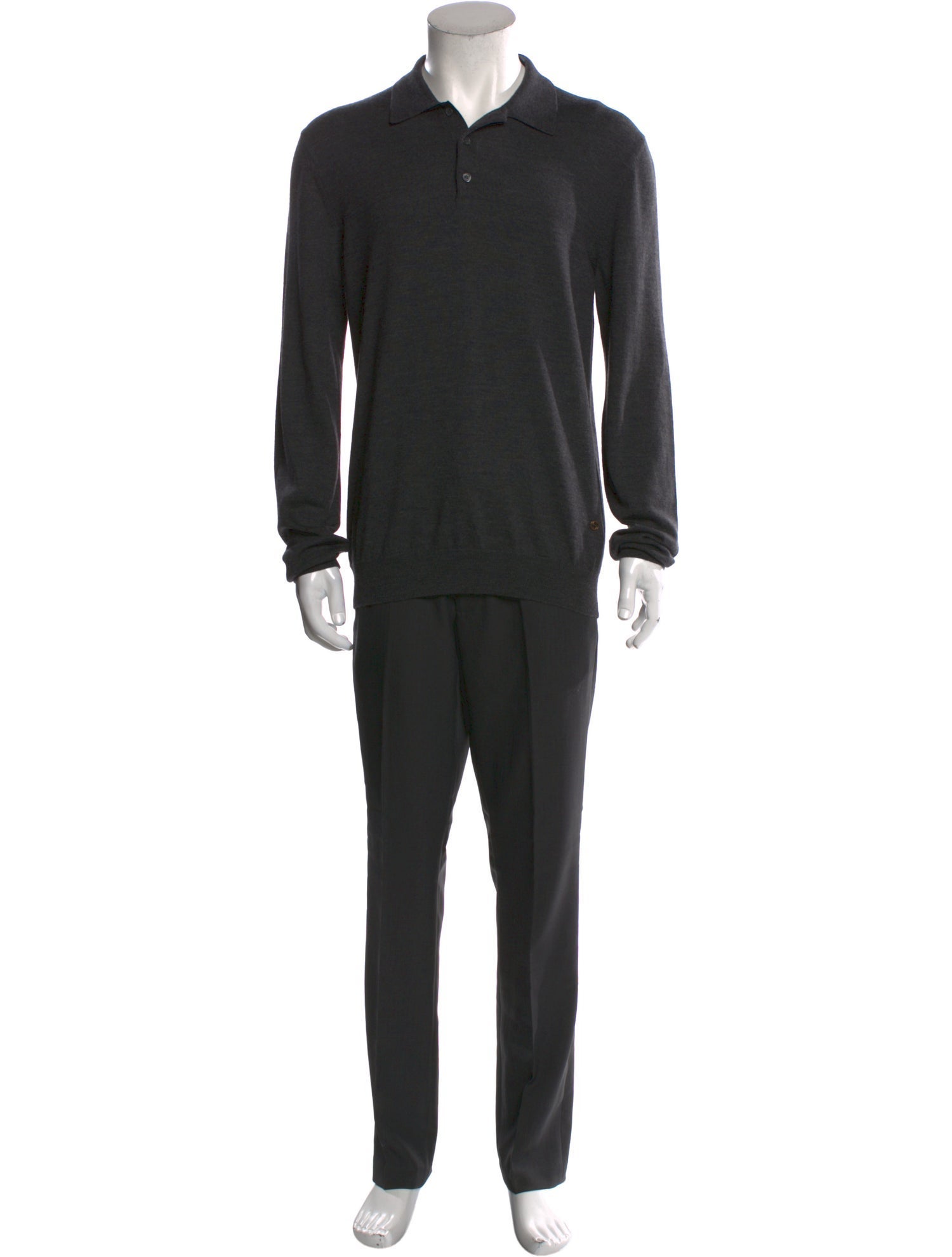 Gucci Wool Collar Polo Shirt