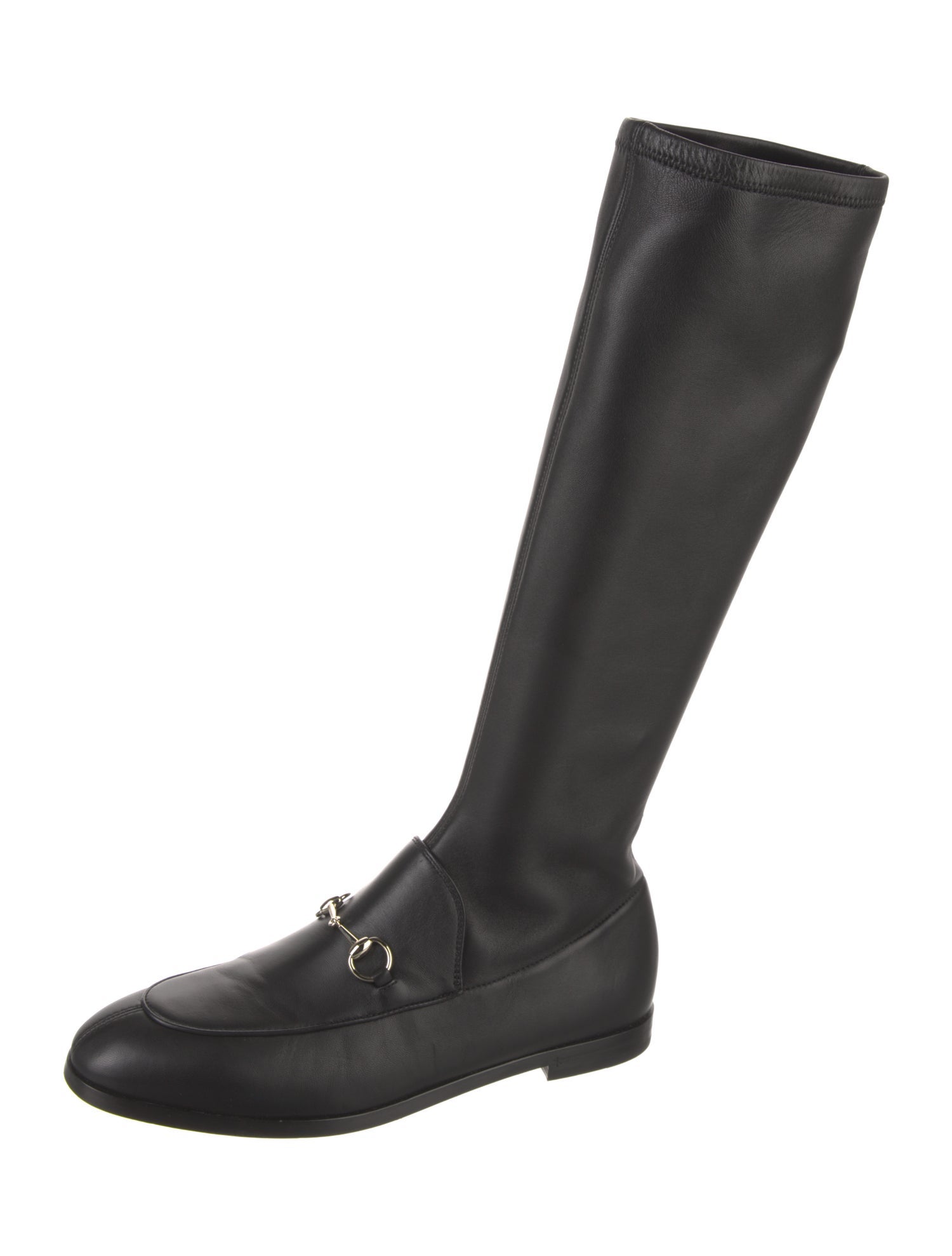 Gucci Leather Riding Boots