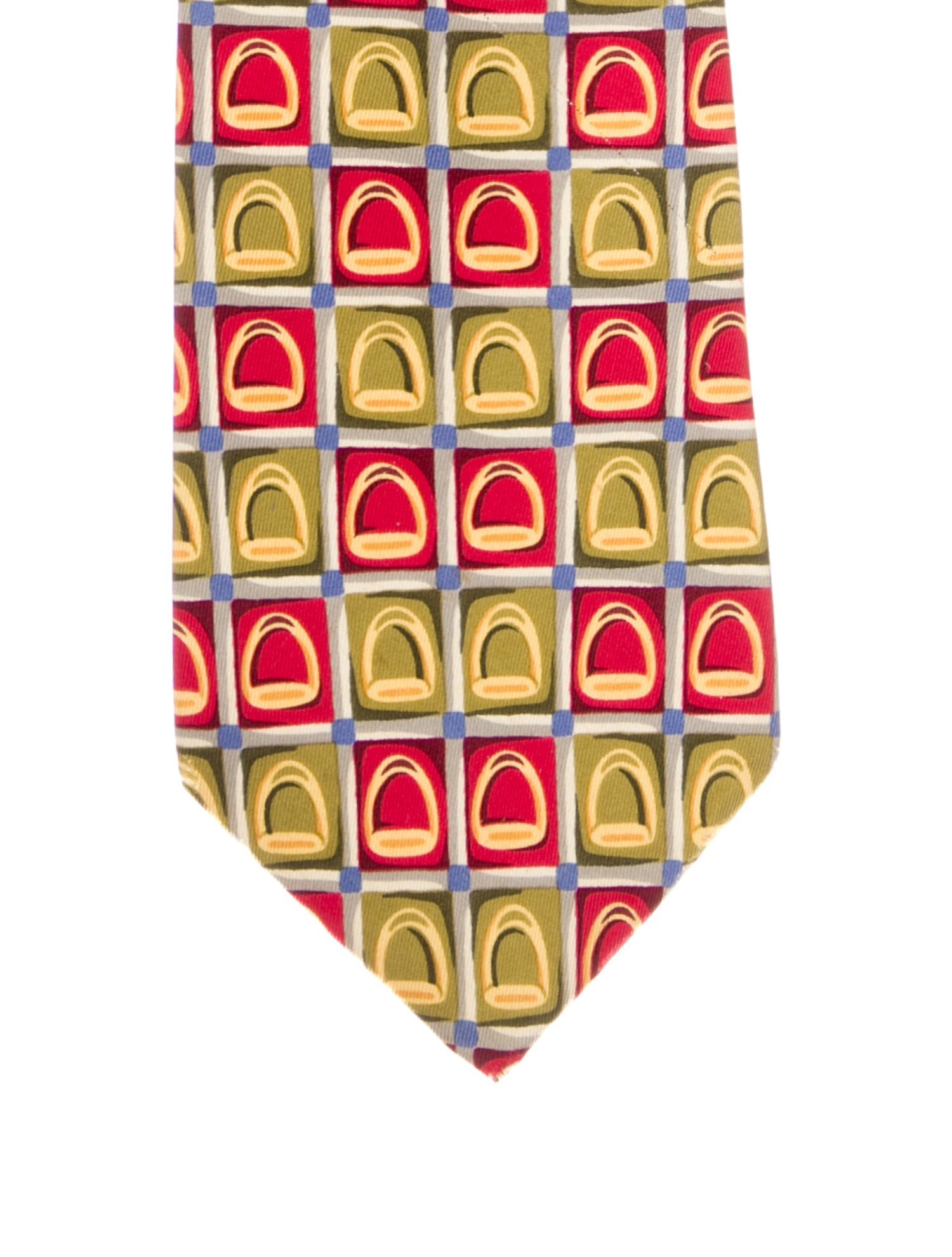 Gucci Red Pattern Silk Tie