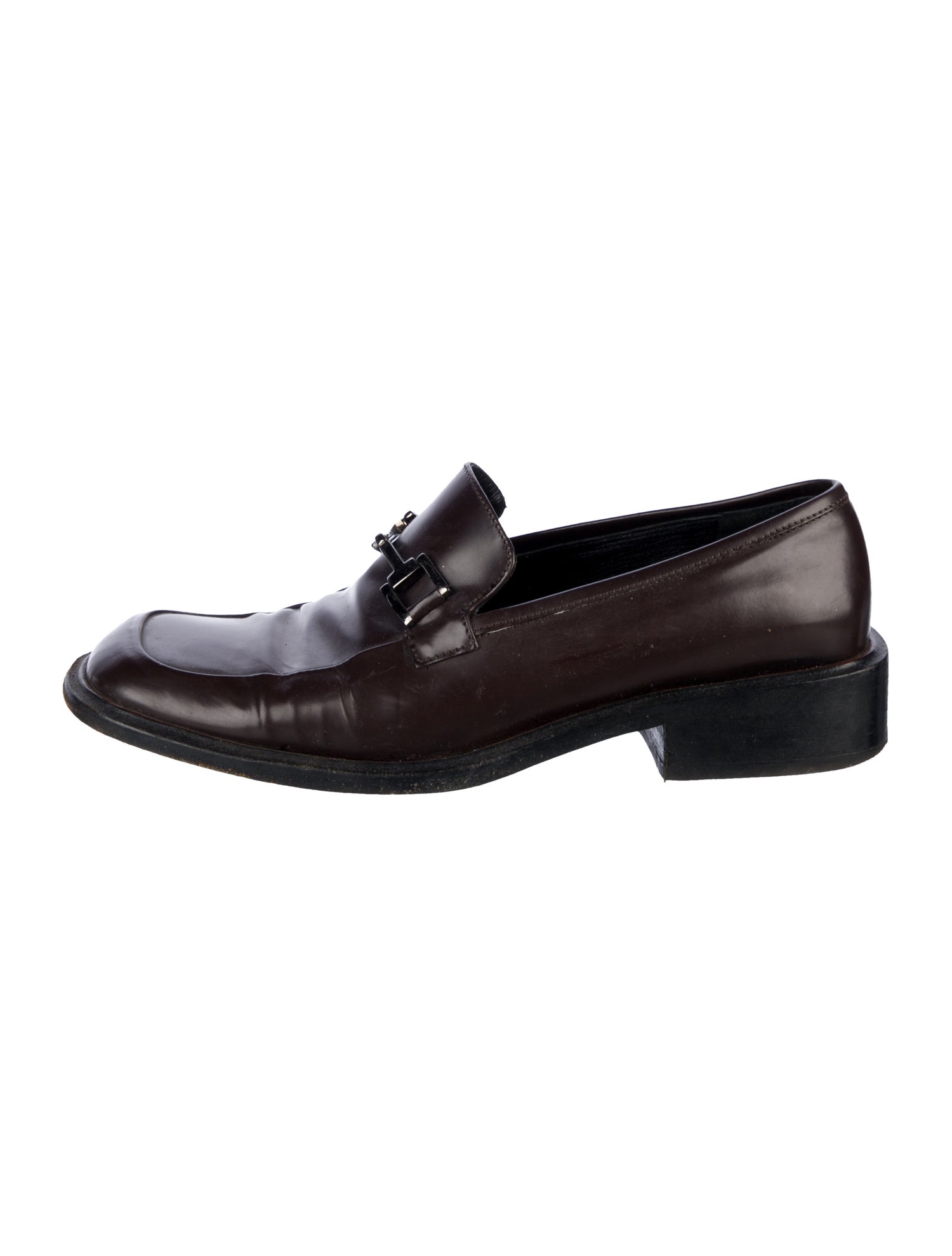 Gucci Vintage Horsebit Accent Loafers