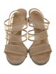 Gucci Mesh Mesh Accents Slingback Sandals