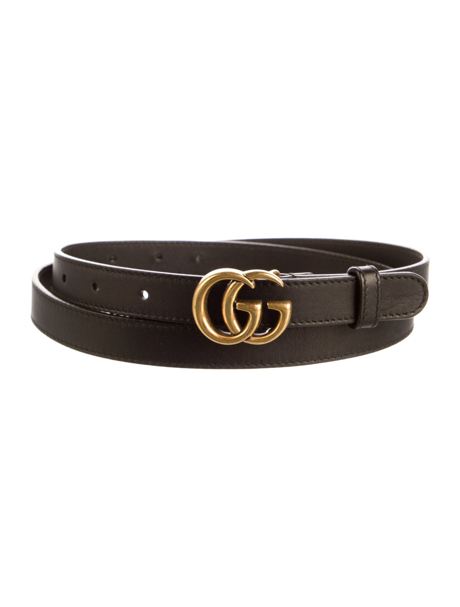 Gucci Double G Logo Leather Belt Kit