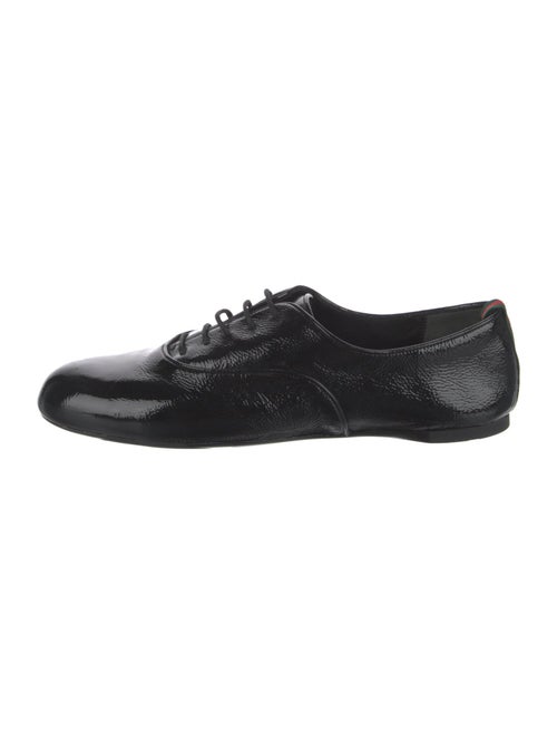 Gucci Web Accent Patent Leather Oxfords