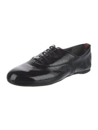 Gucci Web Accent Patent Leather Oxfords