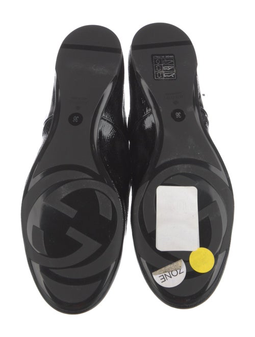 Gucci Web Accent Patent Leather Oxfords