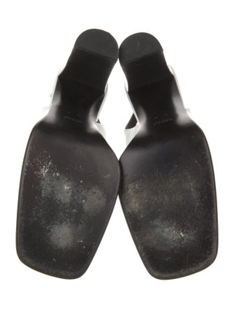 Gucci 1955 Horsebit Accent Leather Slingback Sandals