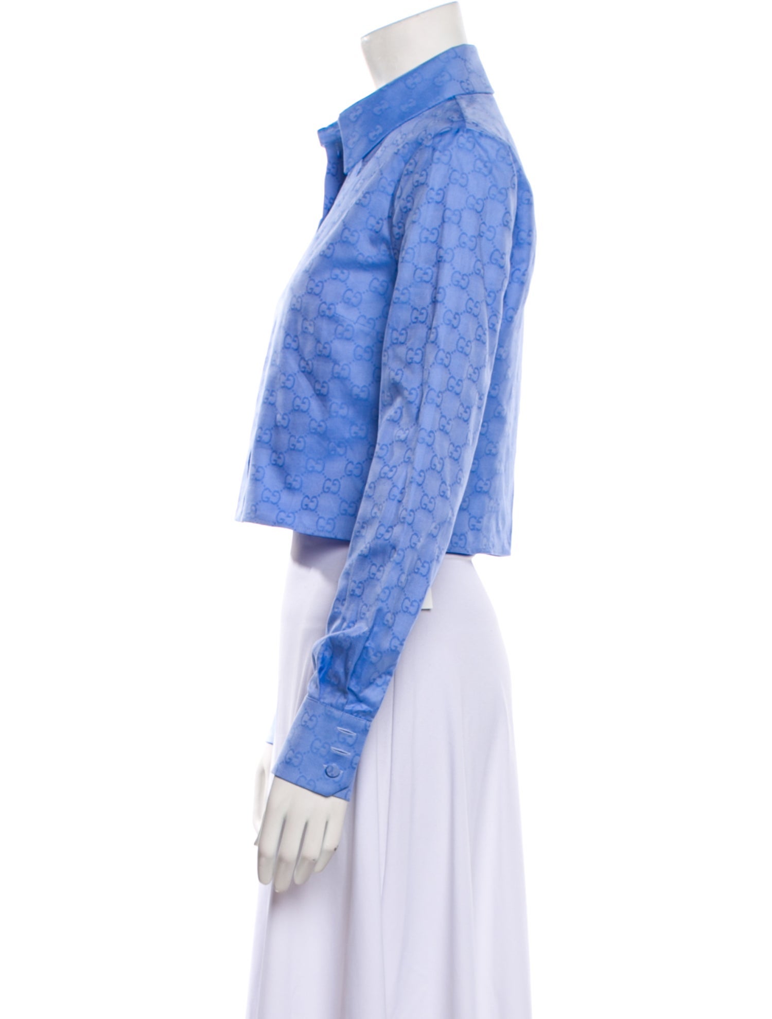 Gucci 2024 Printed Button-Up Top