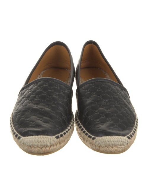Gucci Microguccissima Pattern Leather Espadrilles