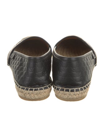 Gucci Microguccissima Pattern Leather Espadrilles