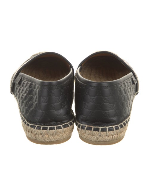 Gucci Microguccissima Pattern Leather Espadrilles
