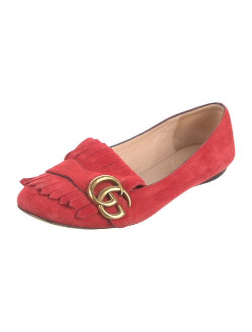Gucci Interlocking G Logo Suede Loafers