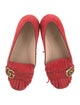 Gucci Interlocking G Logo Suede Loafers