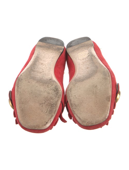 Gucci Interlocking G Logo Suede Loafers