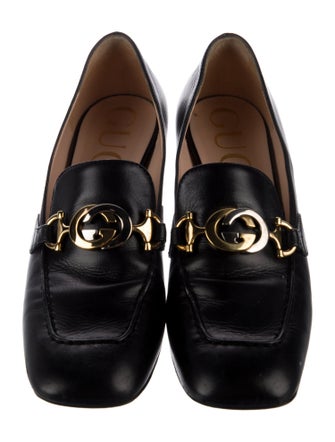 Gucci Interlocking G Horsebit Leather Pumps