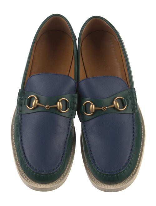 Gucci Horsebit Accent Leather Loafers