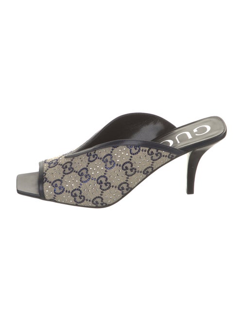 Gucci Leather Printed Slides