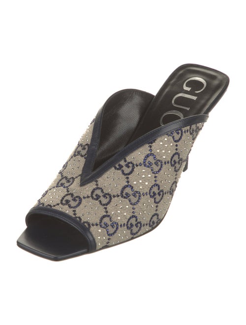 Gucci Leather Printed Slides