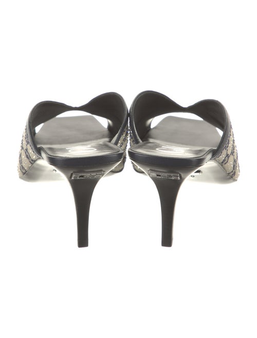 Gucci Leather Printed Slides