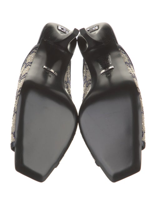 Gucci Leather Printed Slides