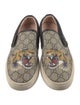 Gucci GG Supreme Leather Trim Embellishment Sneakers