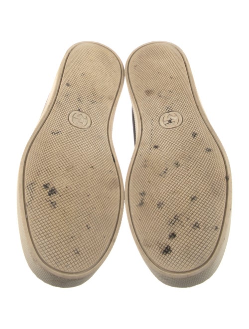 Gucci GG Supreme Leather Trim Embellishment Sneakers