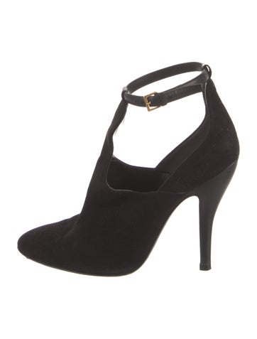 Gucci Pumps Suede T-Strap IT 36 | 6