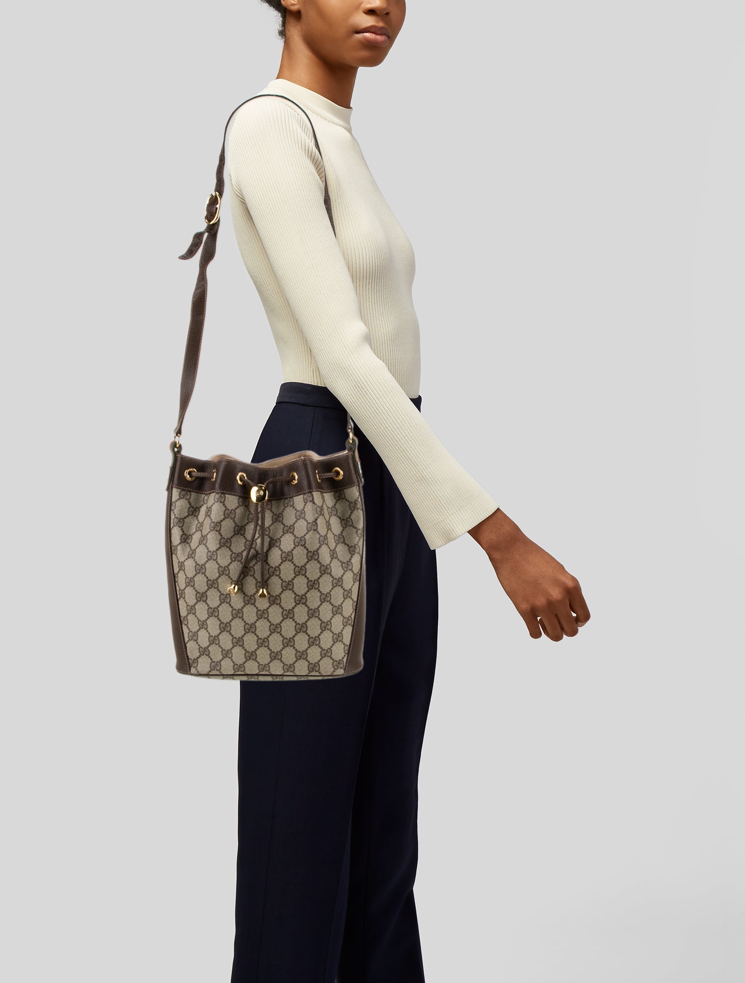A.P.C. Panier Jeanne Wicker Basket Bag - Neutrals Bucket