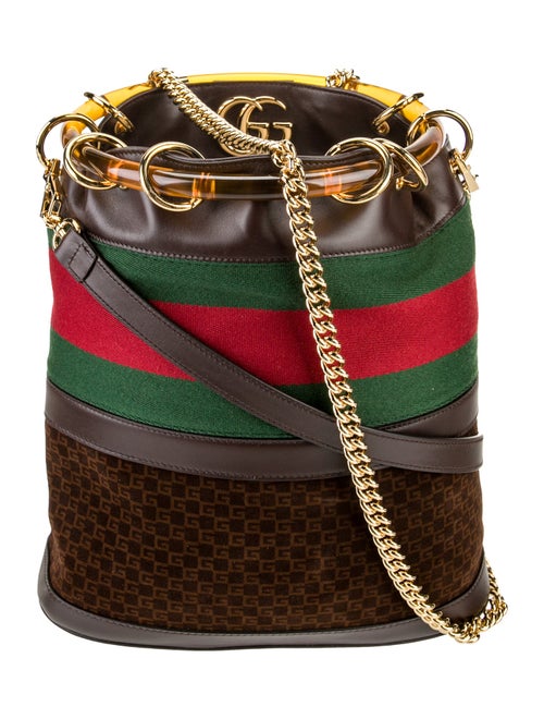 Gucci Web Bucket Bag