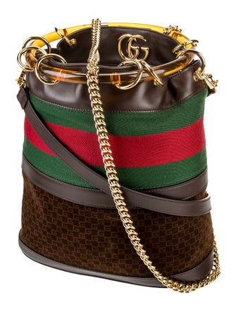 Gucci Web Bucket Bag
