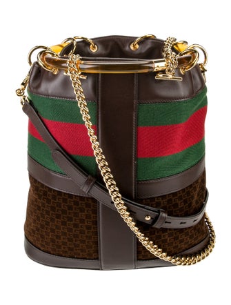 Gucci Web Bucket Bag