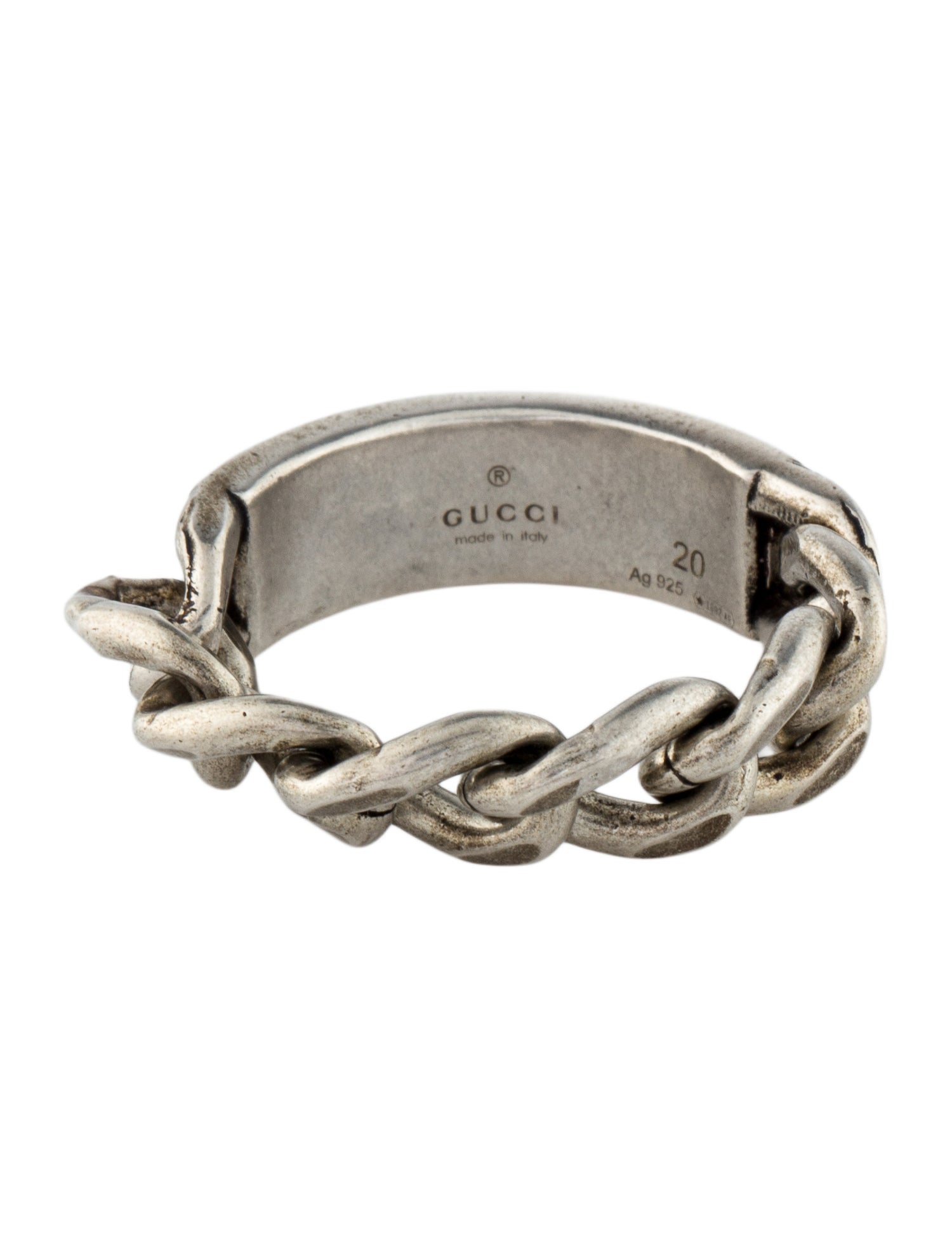 Gucci Enamel Logo Chain Band