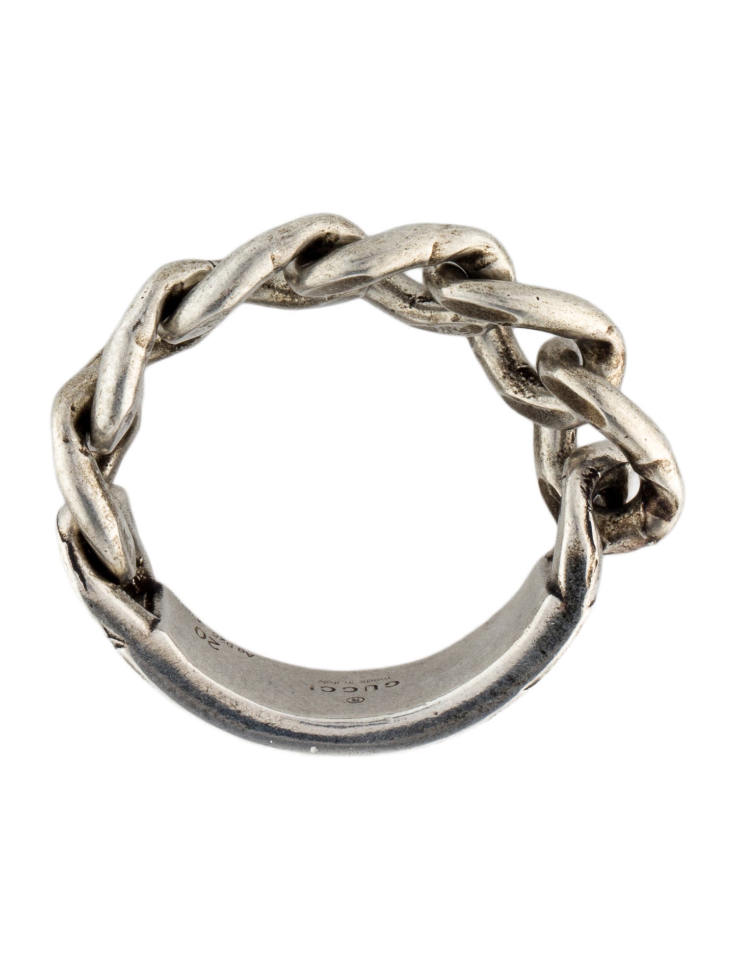Gucci Enamel Logo Chain Band
