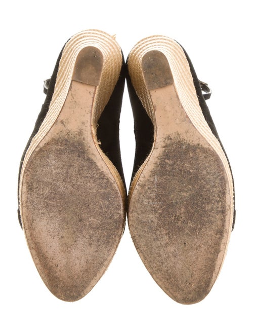 Gucci Horsebit Accent Suede Espadrilles