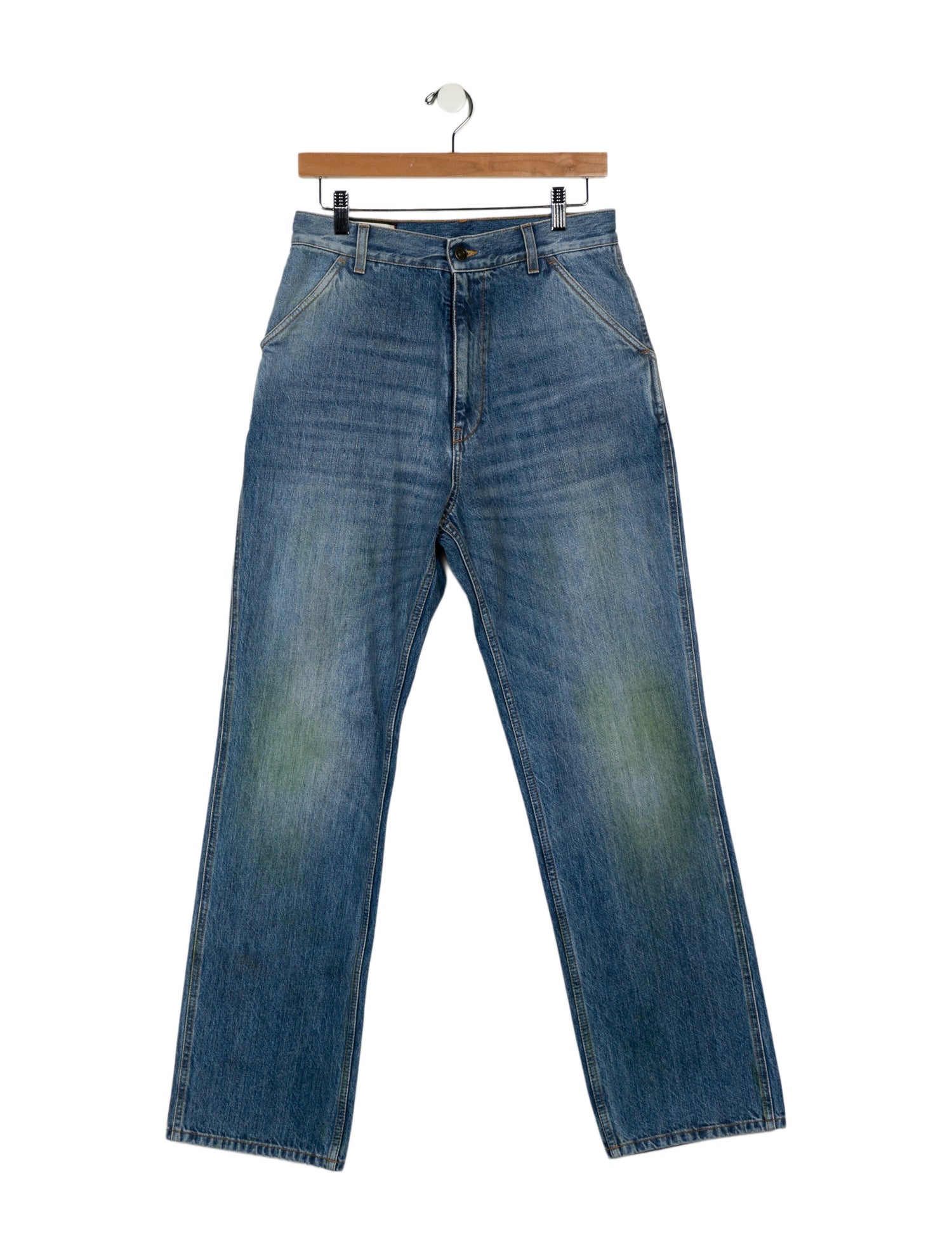 Gucci High-Rise Straight Leg Jeans