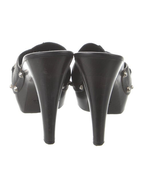 Gucci Horsebit Accent Leather Slides