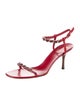 Gucci Sylvie Web Accent Leather Sandals