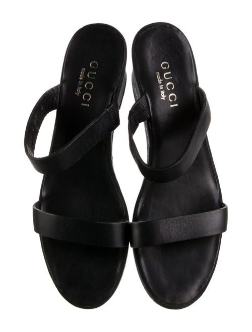 Gucci GG Signature Leather Slides