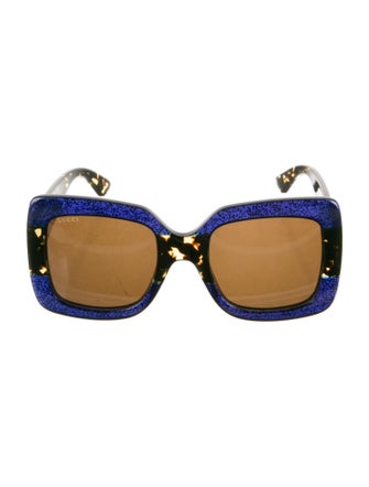 Gucci Interlocking G Logo Square Sunglasses