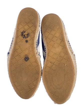 Gucci Bee Accent Canvas Espadrilles