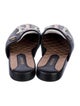 Gucci Web Accent Leather Mules