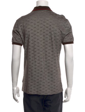 Gucci GG Logo Collar Polo Shirt