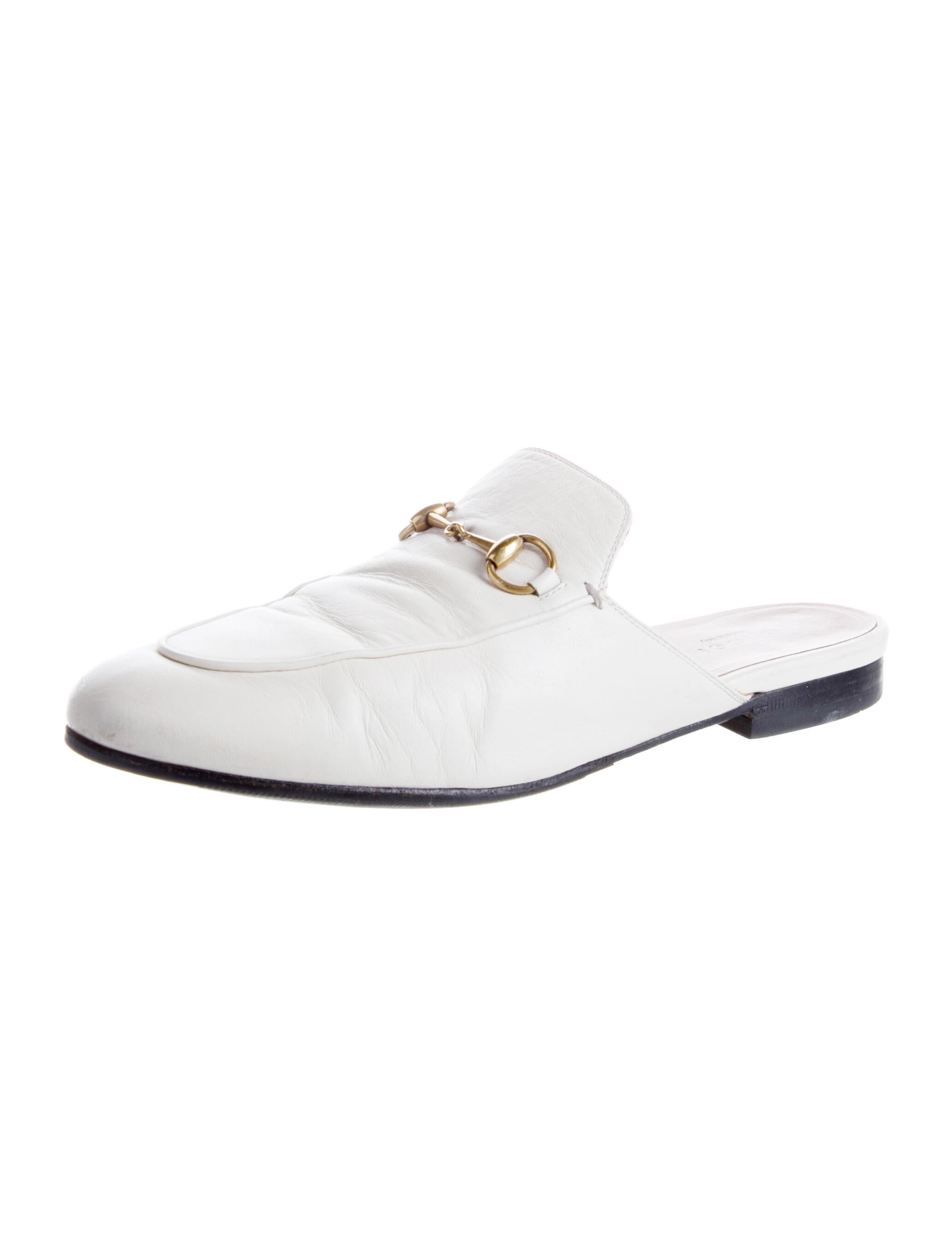 Gucci Horsebit Accent Leather Mules