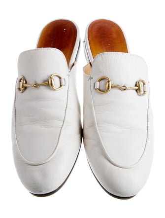 Gucci Horsebit Accent Leather Mules