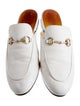 Gucci Horsebit Accent Leather Mules