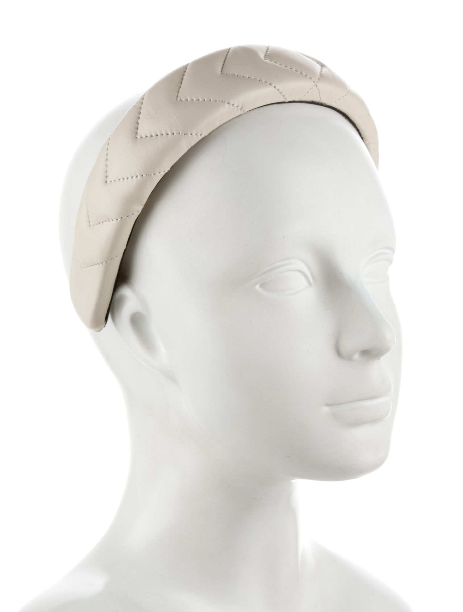 Gucci Leather White Headband