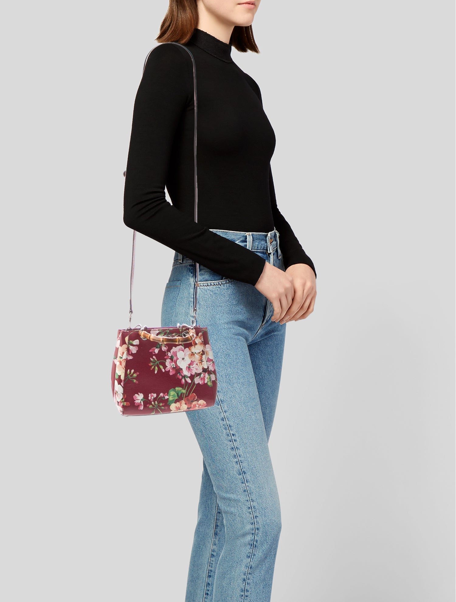 Gucci Blooms Bamboo Shopper