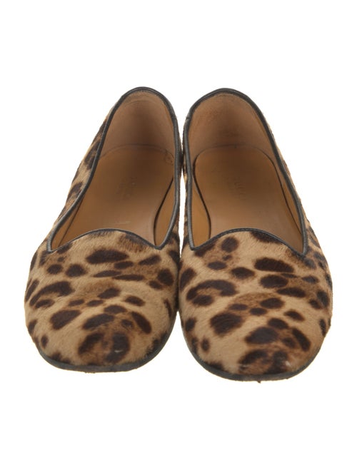 Gucci Ponyhair Animal Print Loafers