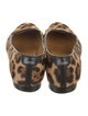 Gucci Ponyhair Animal Print Loafers