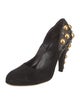 Gucci Babouska Accents Suede Pumps